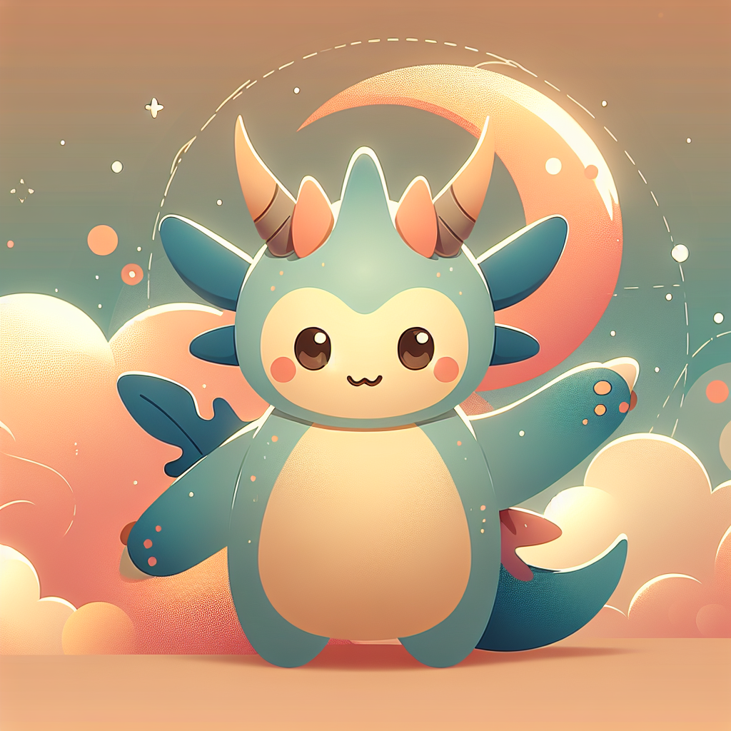Peluche Pikachu souriante posée sur un lit douillet avec d'autres peluches Pokémon colorées en arrière-plan