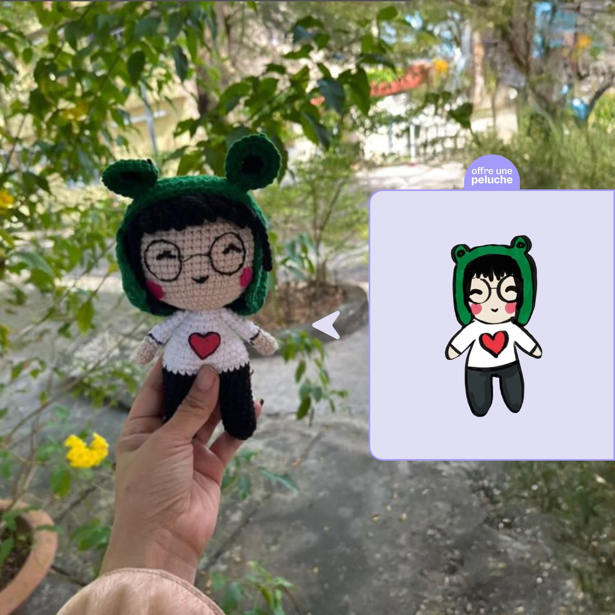 Peluche personnalisée à partir d’un dessin 🎨 - Offre une Peluche - Idée cadeau