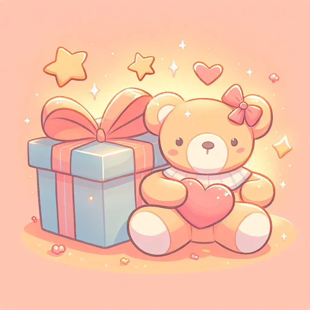 Jeune femme souriante tenant tendrement une peluche personnalisée dans ses bras, illustration du cadeau parfait pour une copine