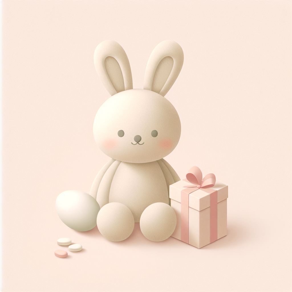 Peluche douce et personnalisée dans les bras d'une future maman souriante, symbolisant la tendresse et l'attente de l'arrivée de bébé