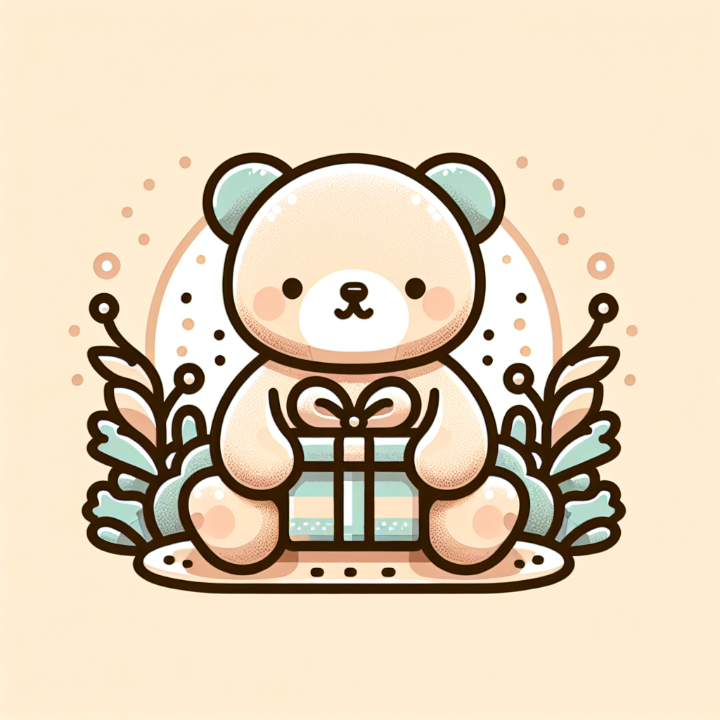 Mains tenant délicatement une peluche personnalisée dans un emballage soigné avec ruban et carte manuscrite
