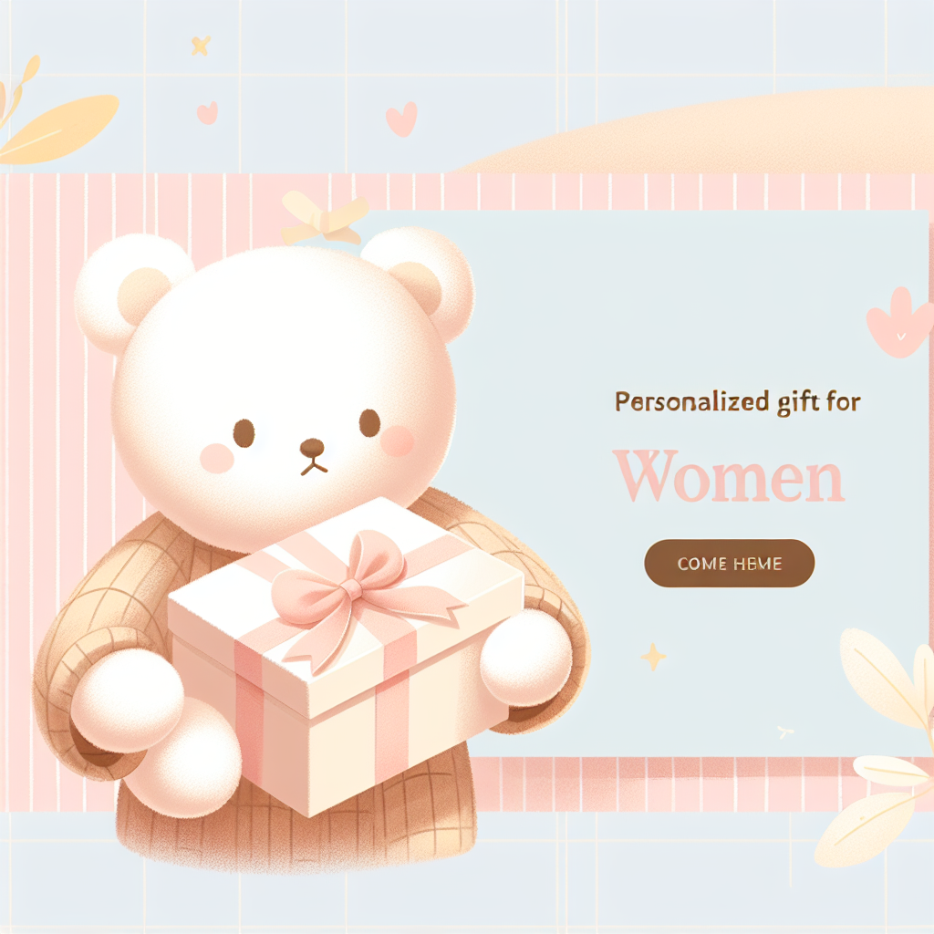 Peluche ourson personnalisée avec broderie prénom posée sur un lit douillet avec emballage cadeau