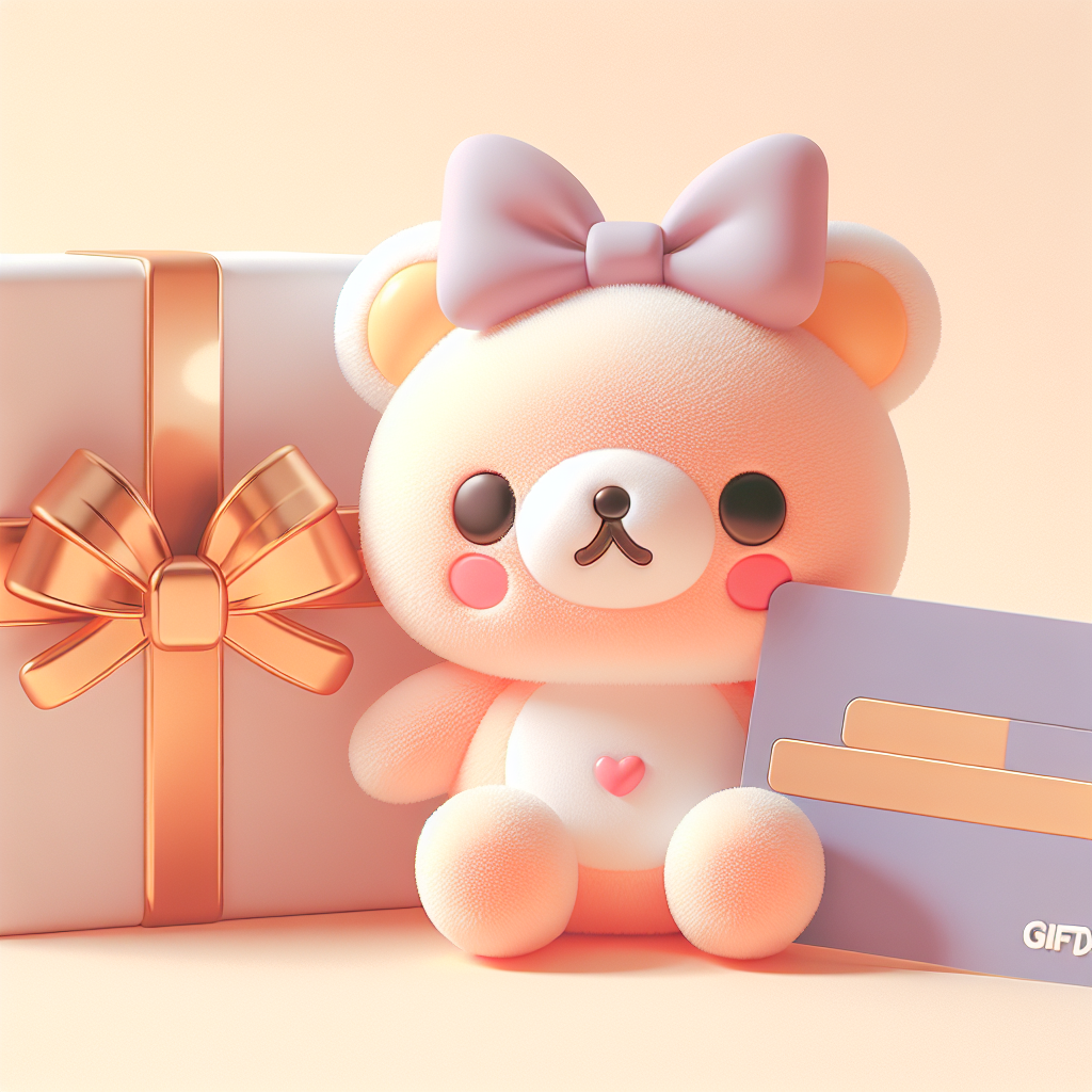 Carte cadeau Carrefour élégamment présentée avec des rubans colorés et des petits cadeaux autour, évoquant la joie d'offrir et de recevoir