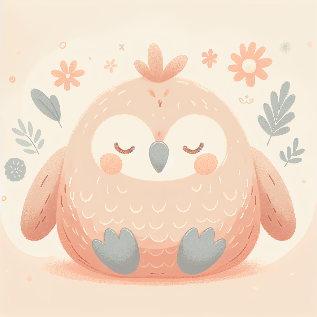 Peluche Hedwig chouette blanche Harry Potter posée sur un lit d'enfant avec des livres en arrière-plan