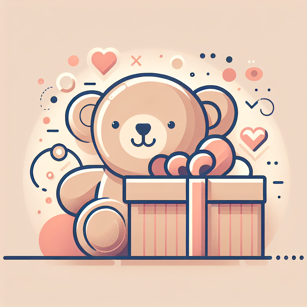 Couple souriant échangeant des cadeaux personnalisés pour la Saint-Valentin avec peluches et surprises romantiques