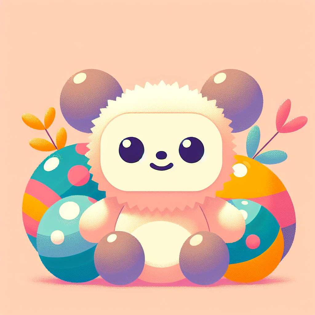Peluche Gizmo douce et câline aux grandes oreilles expressives, parfaite pour les câlins et les cadeaux