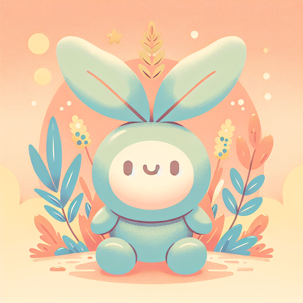 Adorable peluche Baby Groot avec ses grands yeux expressifs et ses petites branches, posée dans un décor doux et chaleureux