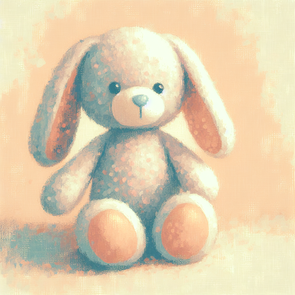 Peluche Panpan le lapin Disney douce et câline, avec ses oreilles tombantes caractéristiques et son sourire malicieux
