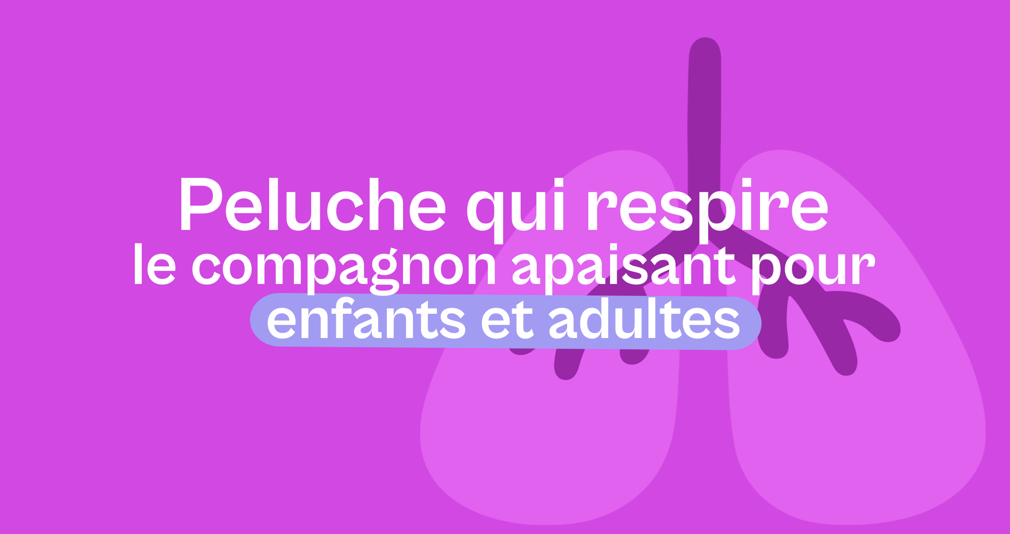 Peluche qui respire : le compagnon apaisant pour enfants et adultes - Offre une Peluche