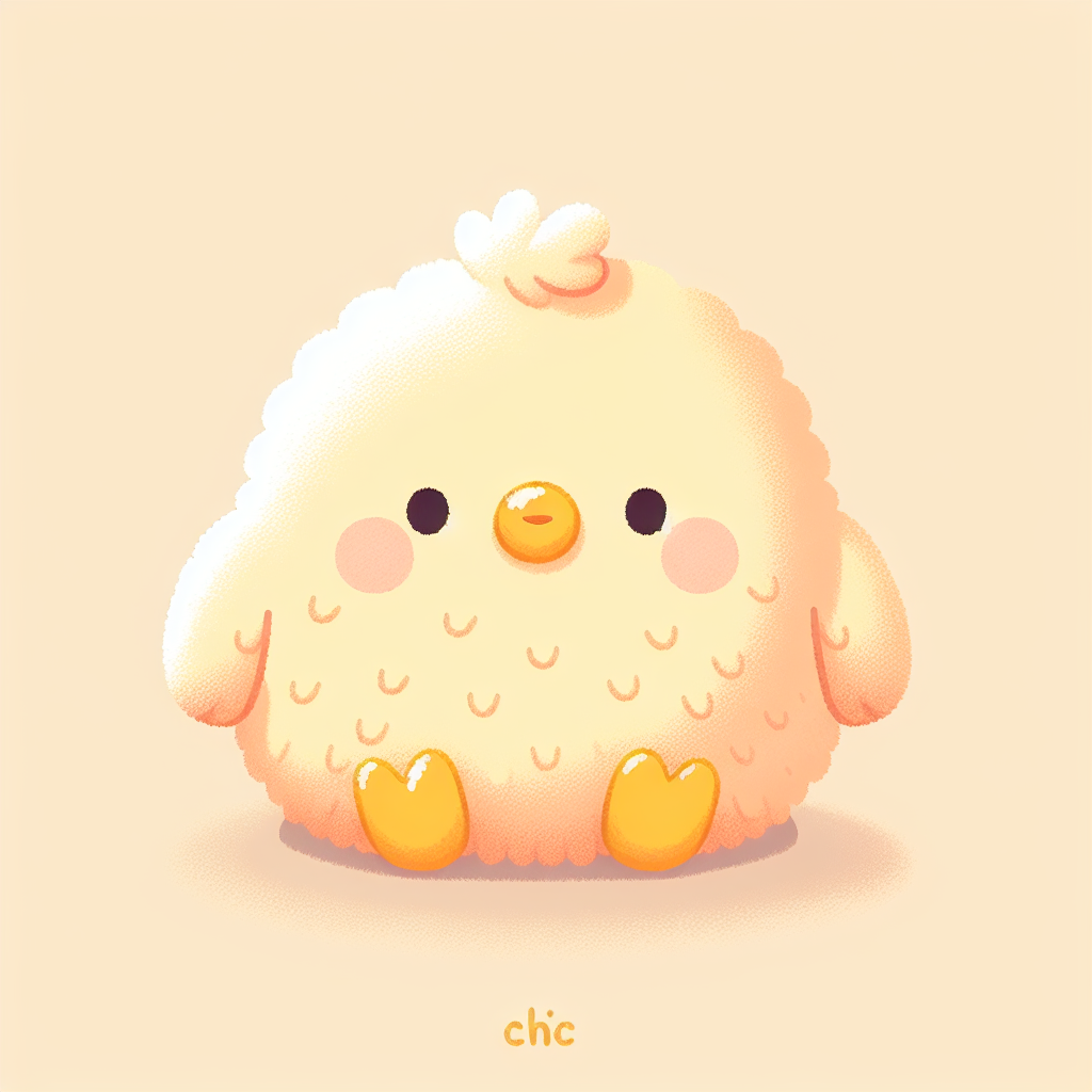 Adorable poussin en peluche jaune tout doux posé sur une couverture blanche, parfait cadeau pour enfant