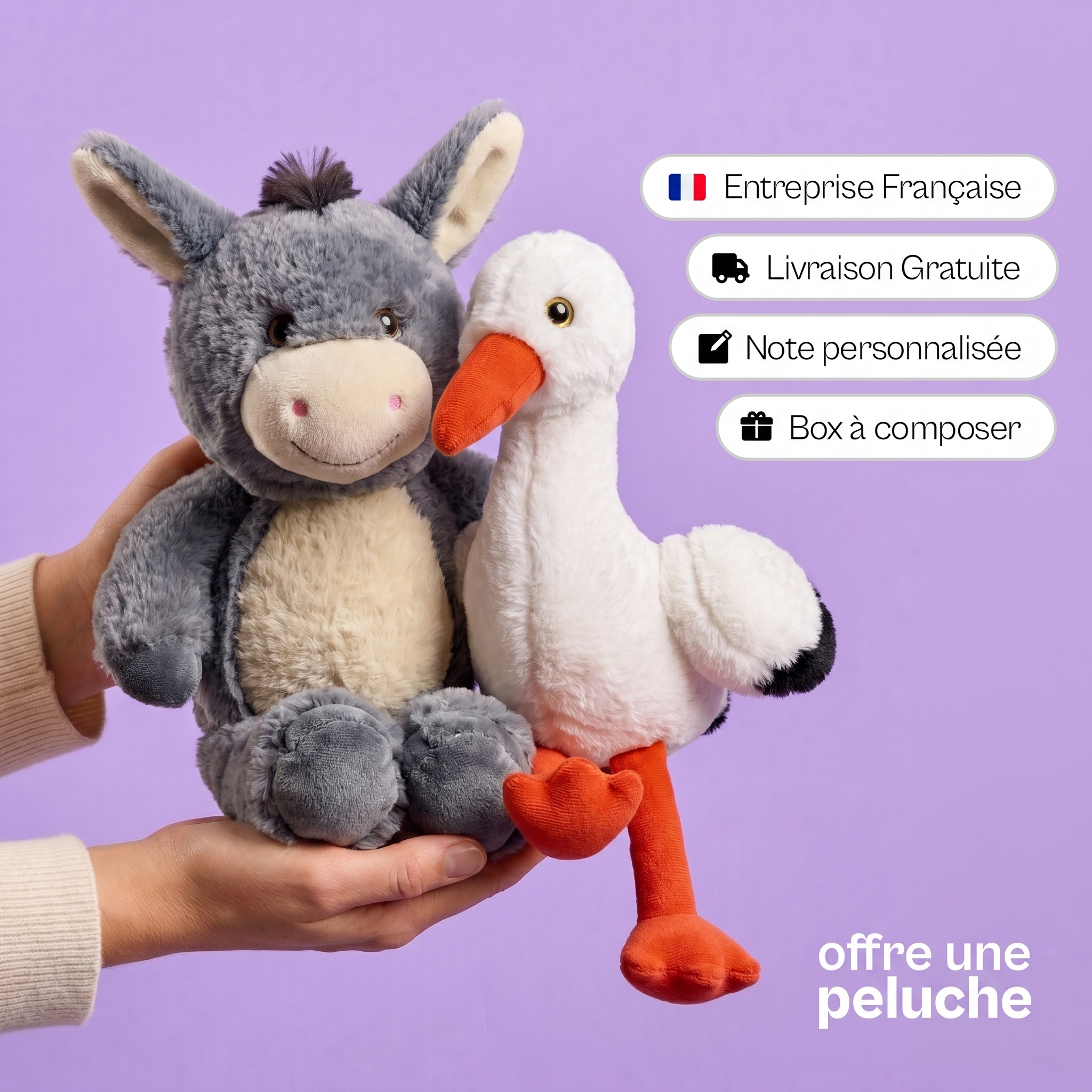Offre une Peluche - pack cadeau