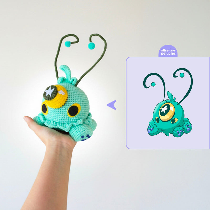 Peluche personnalisée à partir d’un dessin 🎨 - Offre une Peluche - Idée cadeau