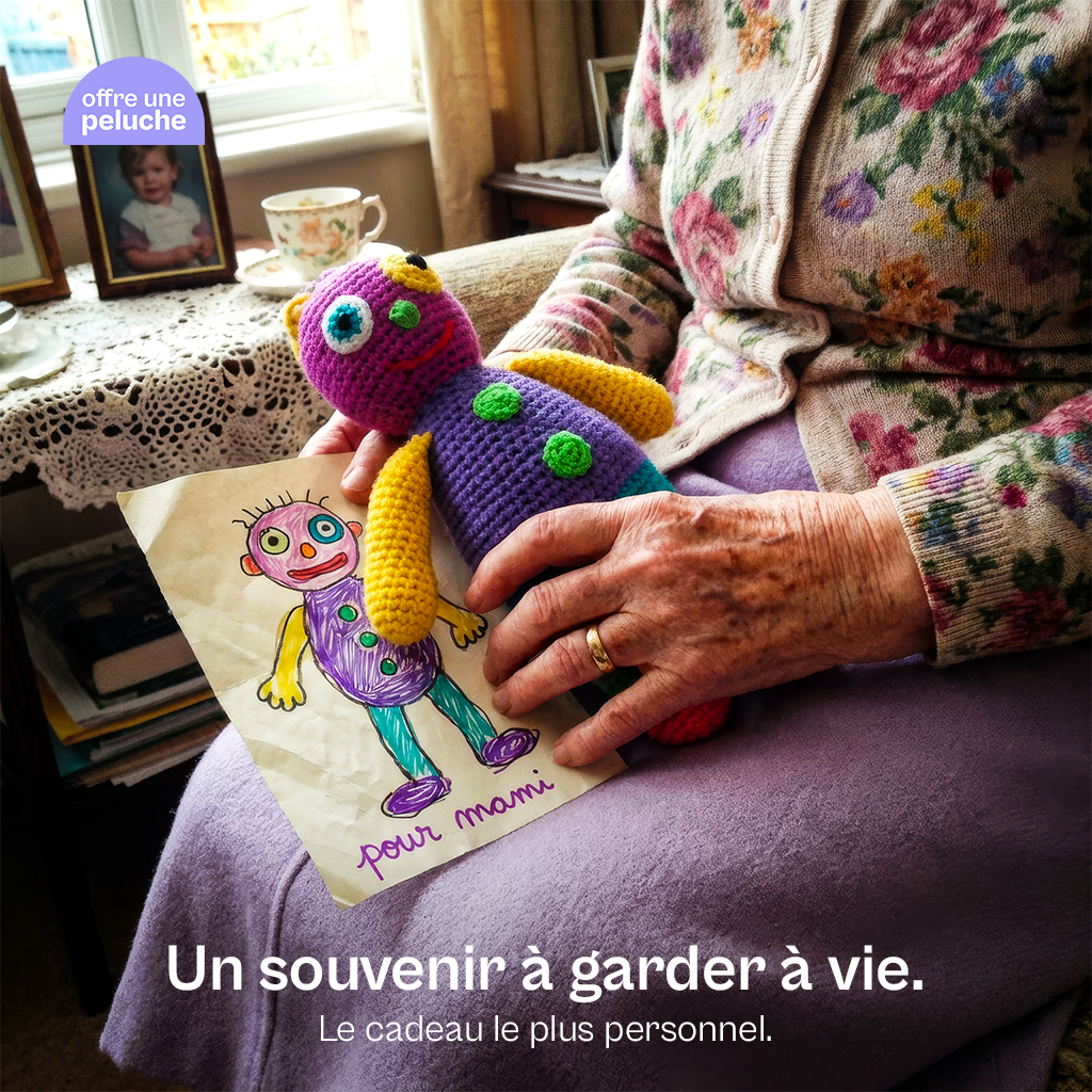Peluche personnalisée à partir d’un dessin 🎨