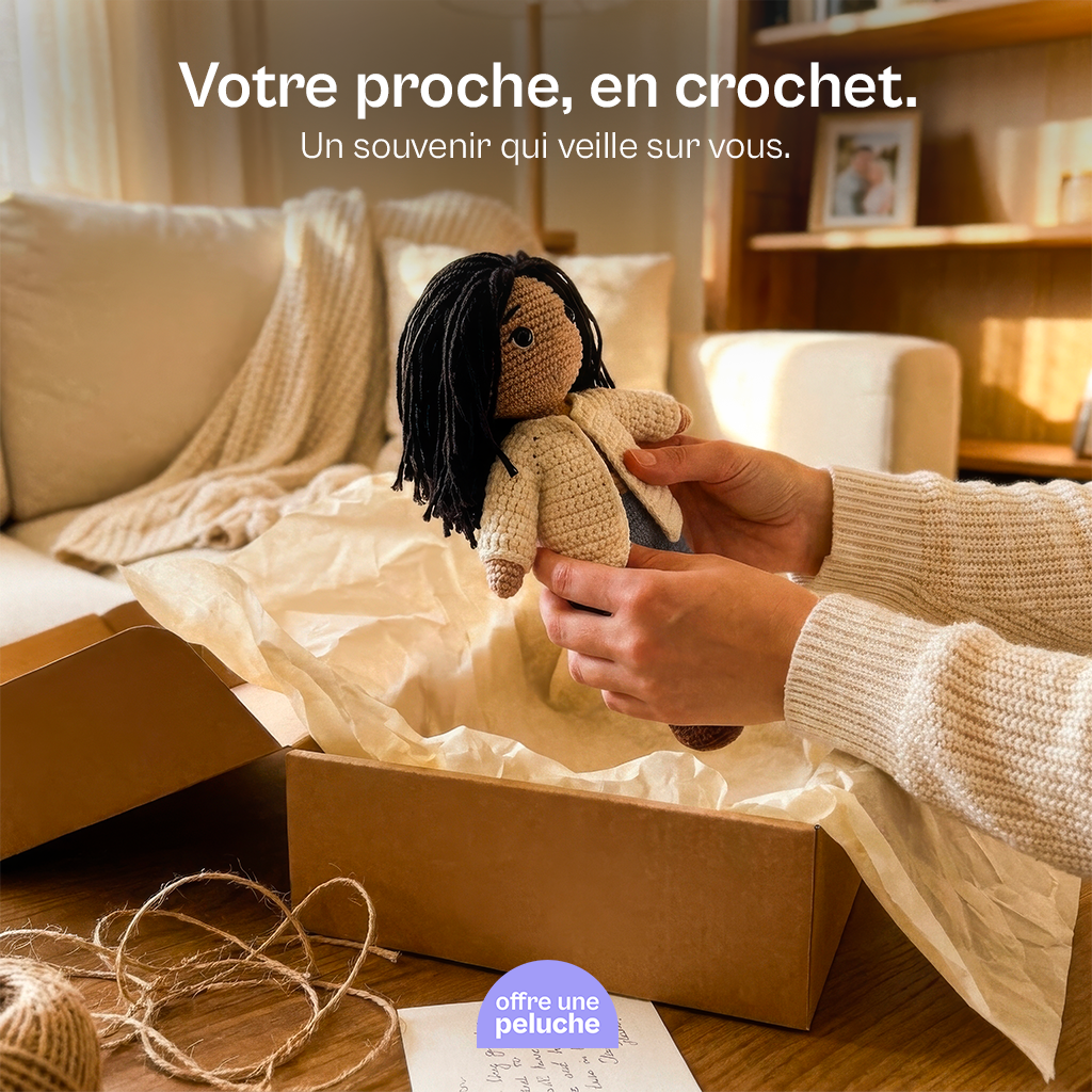 Peluche personnalisée à partir de votre photo 📷