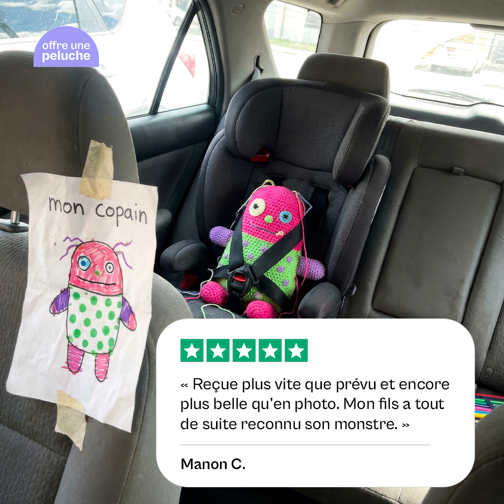 Peluche personnalisée à partir d’un dessin 🎨