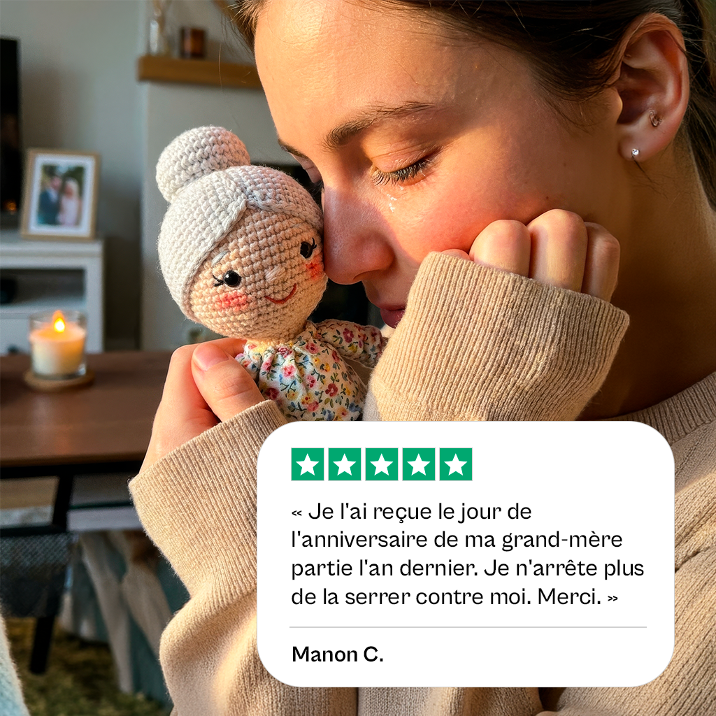 Peluche personnalisée à partir de votre photo 📷